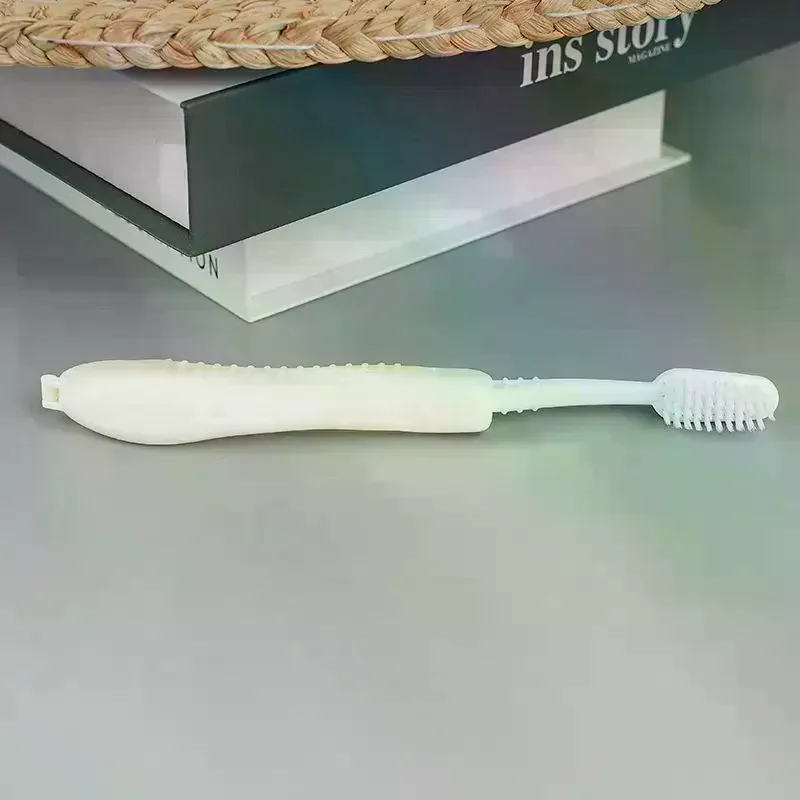 Portable Disposable Foldable Travel Camping Toothbrush - Hiking Toothbrush 5 Pack