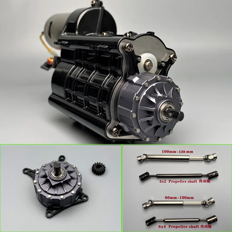 1:14 스케일 금속 감속 헤드 변속기 샤프트 타미야 RC 트럭 SCANIA 770S R620 VOLVO BENZ Arocs MAN TGX 차량용