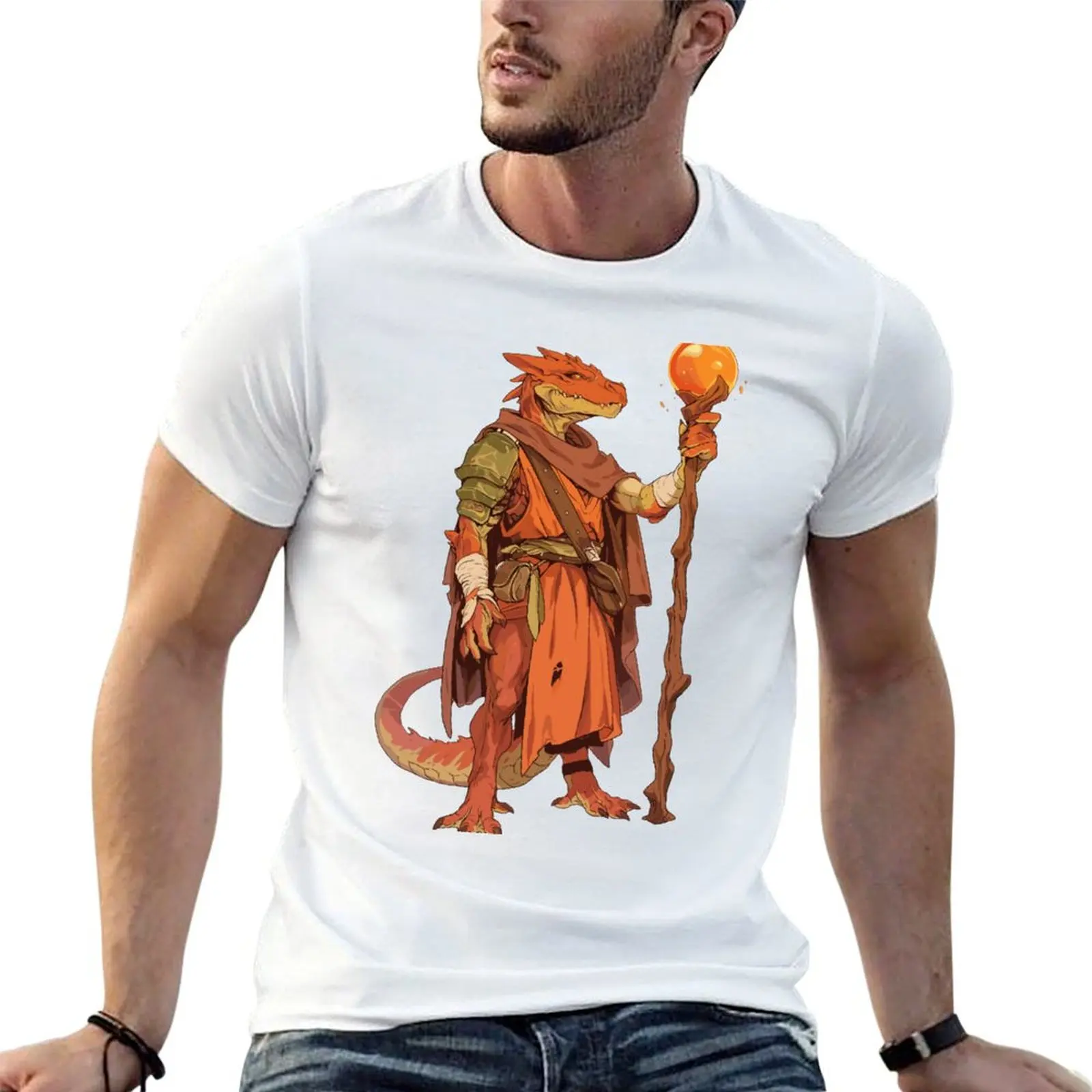 DnD Kobold Warlock T-Shirt Plus Size Lightweight Top