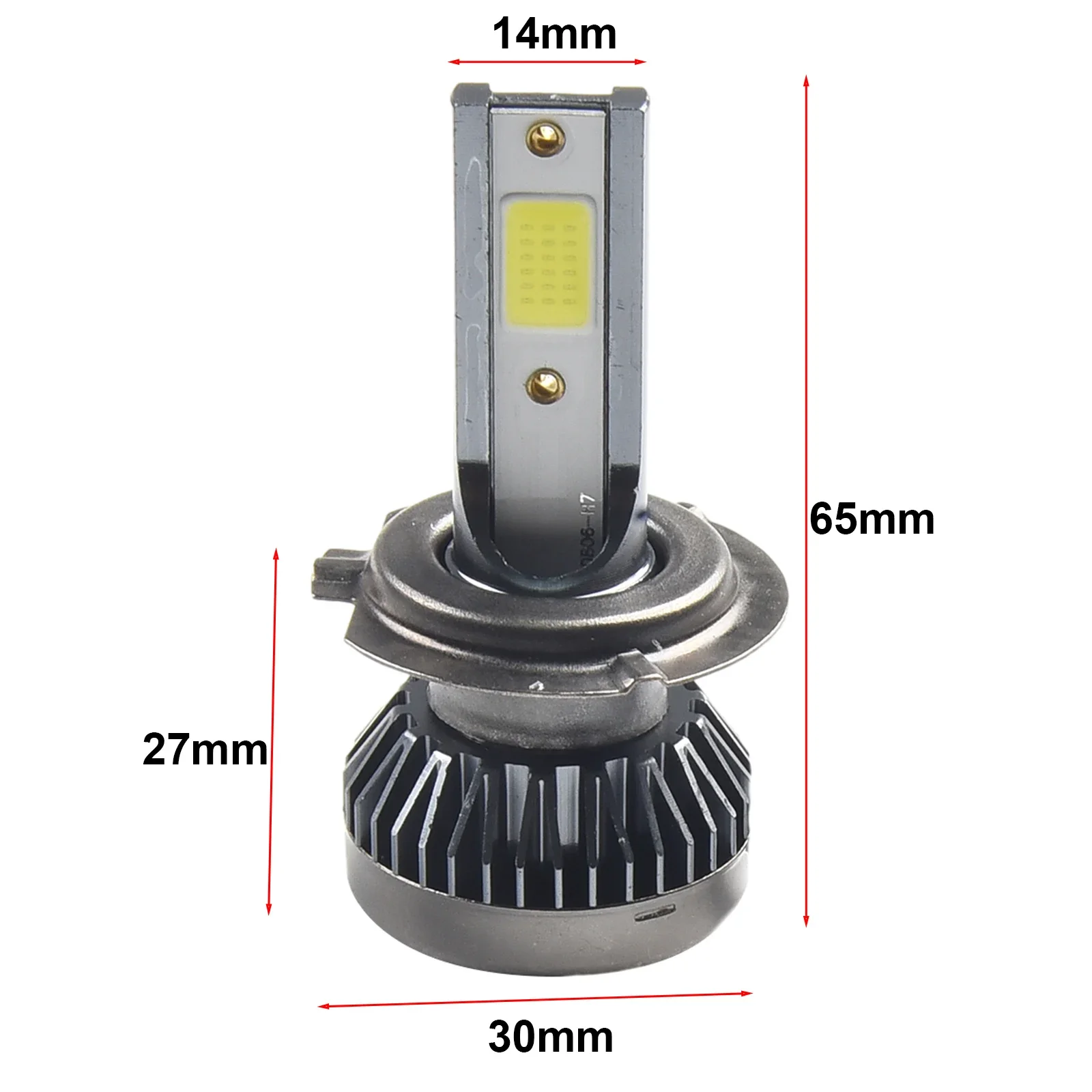 

Headlamp Bulbs Headlight Practical Universal Anti Flicker Waterproof COB White DC 9V-32V Error Hi/Low Beam