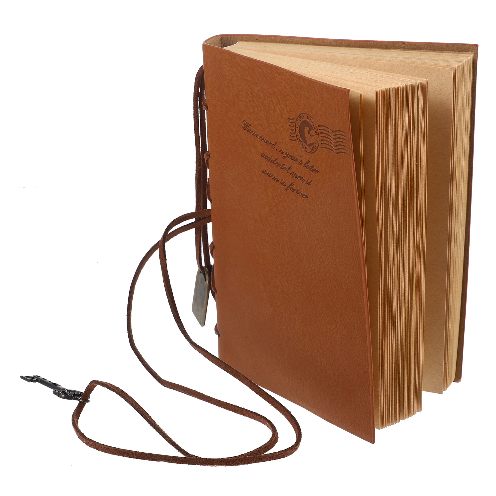 

Retro Notebook 160 Sheets 320 Pages Blank Paper Classic PU Cover Travel Journal Diary Mini 105x142mm Vintage Style