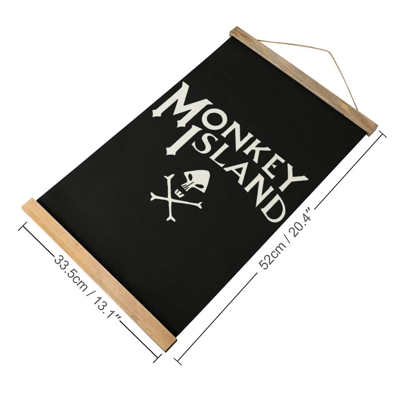 Monkey Island Classic Canvas Hanging Picture Graphic Mural Kitchen Wall Decoration Funny Joke Style Hang Pictures