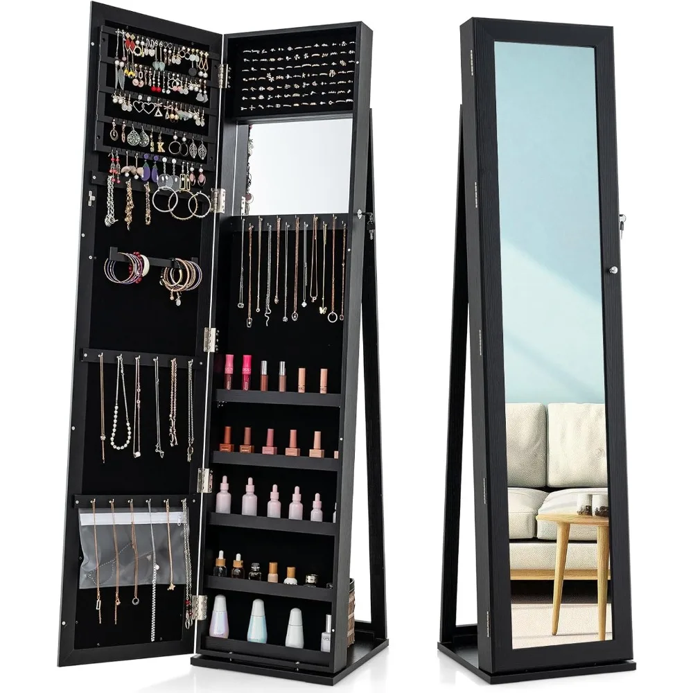 Jewelry Armoire Cabinet with 62