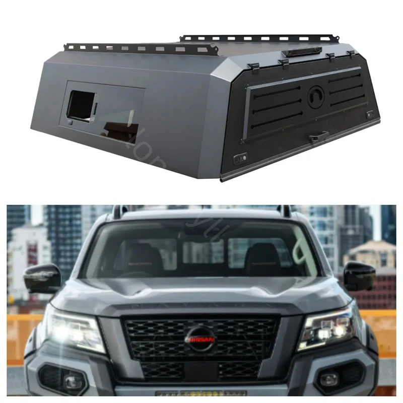

Hot Selling High Quality CoolCar Ized Hard Aluminum Navara Pro4X Tub Topper Pickup Truck Bed Canopy Smart Cap Waterproof