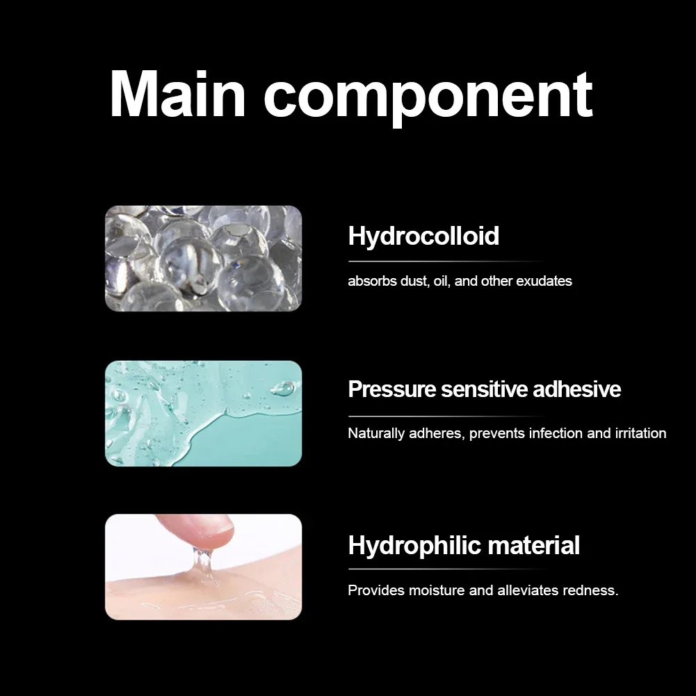 별 여드름 패치, 보이지 않는 여드름 제거 스킨 케어 스티커, 다채로운 컨실러 페이스 스팟 뷰티 메이크업 도구, 10 장