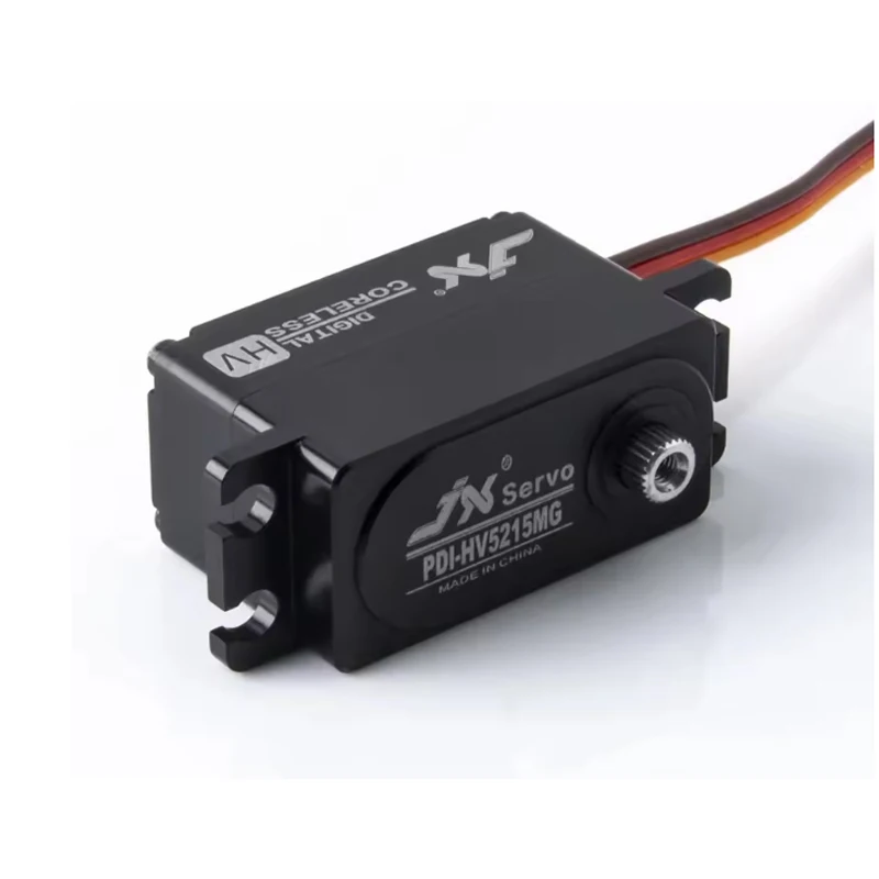 JX Servo PDI-HV5215MG profil bas 8.4V 15kg numérique sans noyau engrenage métallique Servo pour 1/8 1/10 RC voiture bateau Robot