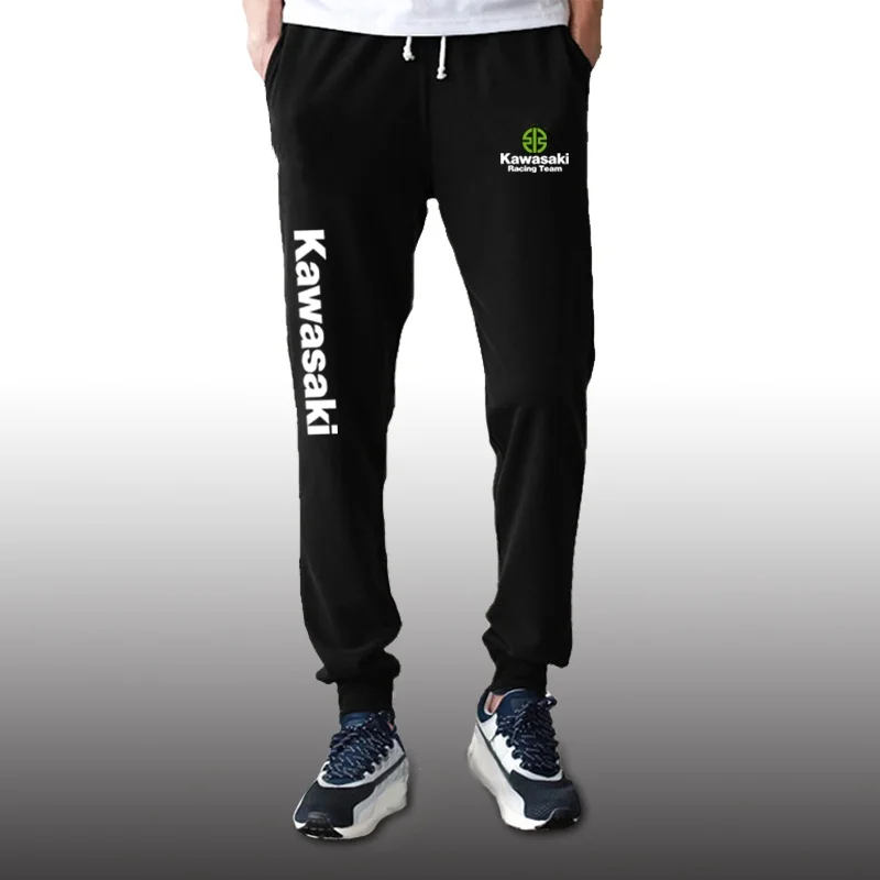 

Kawasaki Printed 3D Printed Pants for Men's and Women's Daily Casual Outdoor Motorcycle Riding Pants