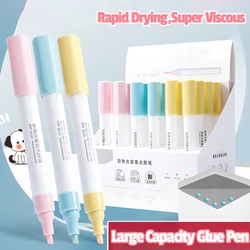 3/6Pcs Pen Style Glue Stick High Viscosity Glutstick Solid Glue DIY Paper Scrapbook Adhesives Glue Stationery Office Supplies