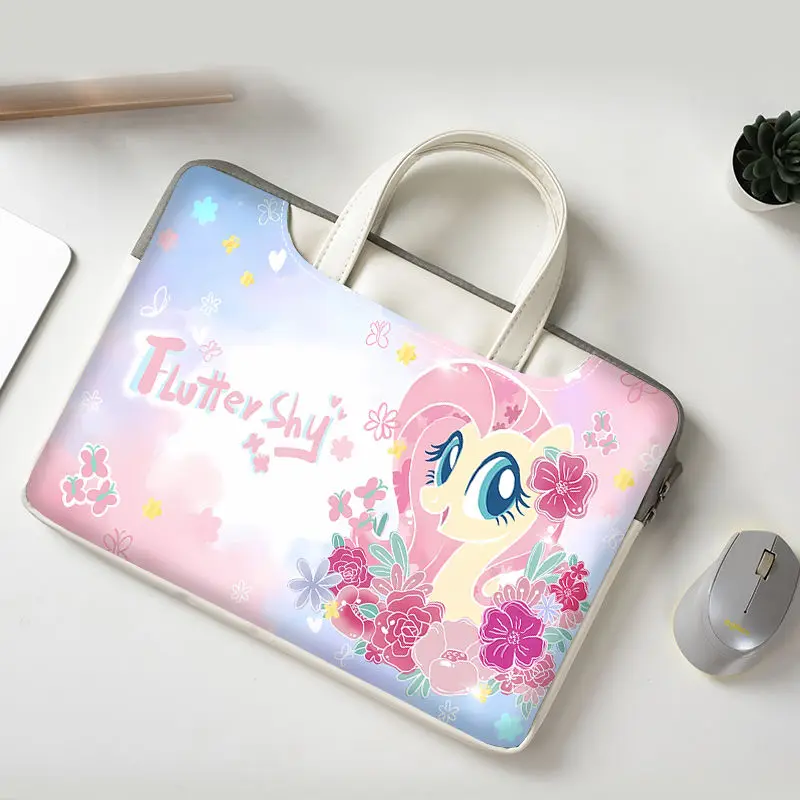 

Anime My Little Pony Cute Laptop Bag 14 15 16 Inch Waterproof Laptop Storage Bag Suitable for Macbook Air Pro Dell Handbag Gift