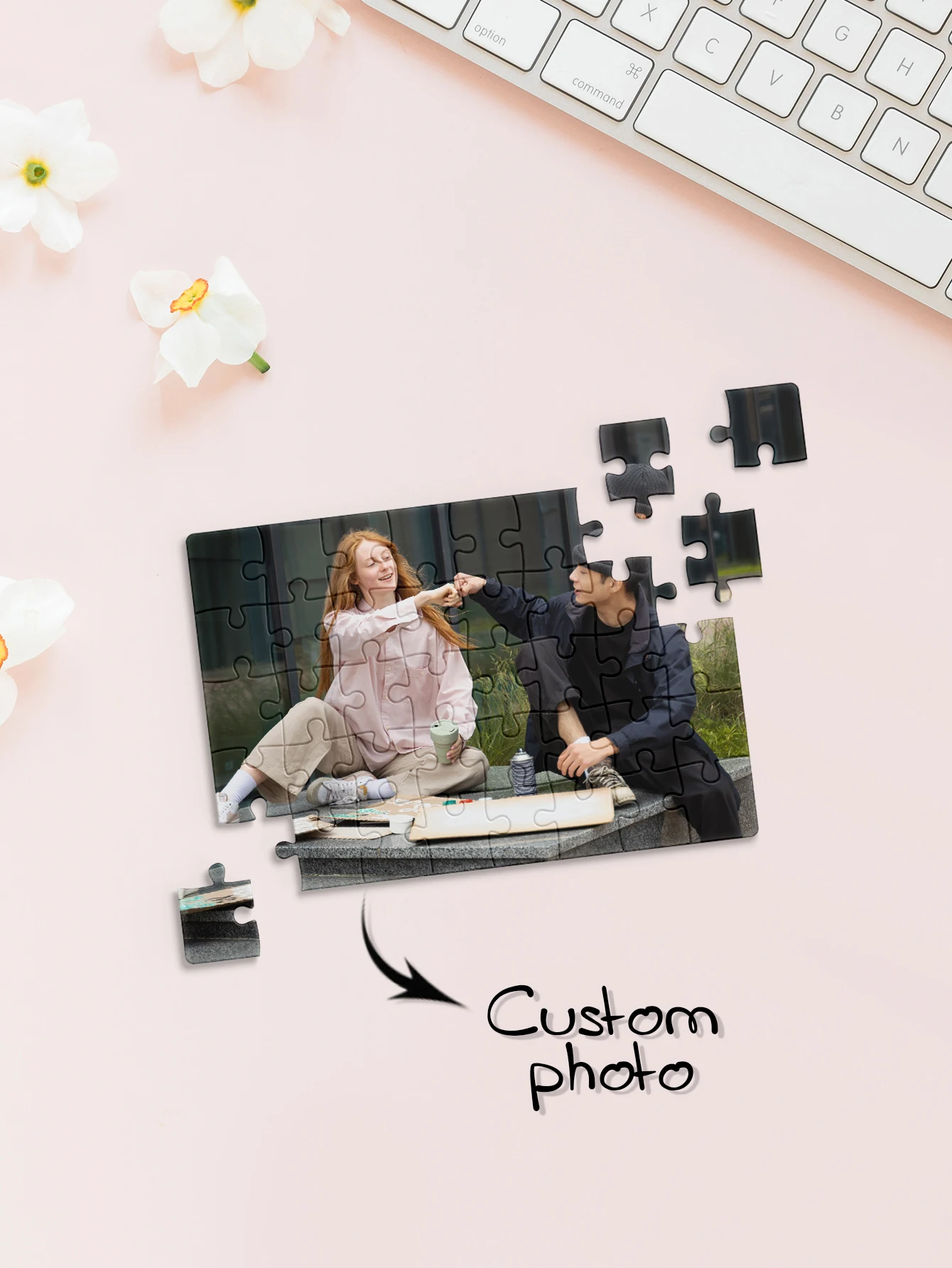 35/150/300/500/1000 قطعة عائلة جديدة مخصصة صور شخصية الضغط الألغاز بازل قطع فسيفساء ألغاز مخصصة #3