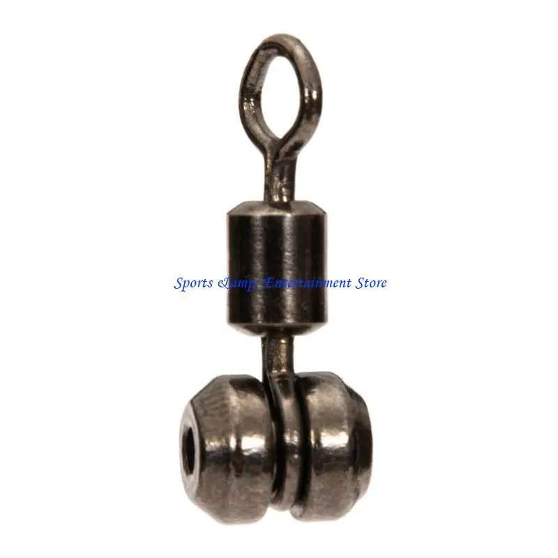 G7NF 10 قطعة يدور الصيد 3 طريقة دوارة تحمل حلقة المتداول الصيد إغراء موصل #2