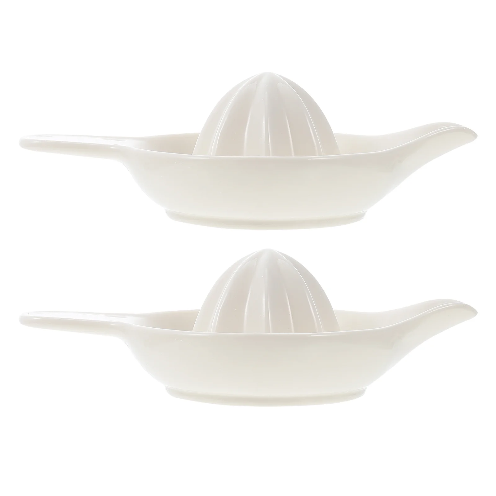 

2Pcs Manual Fruit Juicers Orange Lemon Squeezers Ceramic Lemon Juicer Kitchen Tool Portable Lightweight for Home Shop