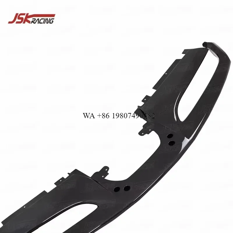 Wmwmnu Dry Carbon Fiber Front Lip for 488 GTB 2015-2018 Plain Weave Front Bumper Splitter OEM Style Car Body Kit