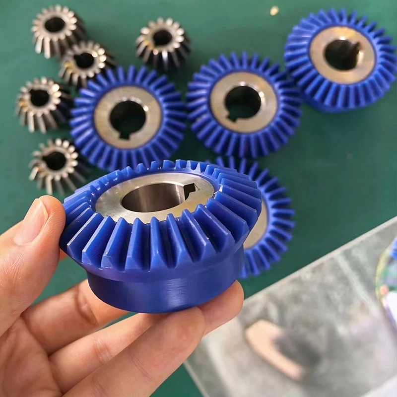 1pc 1:2 Nylon Bevel Gear 1Mod 15/20/30/40 Teeth Bore 4 5 6 8 10 12 14 15mm 1 Modulus Gear 90 Degrees Meshing Angle Plastic Gear