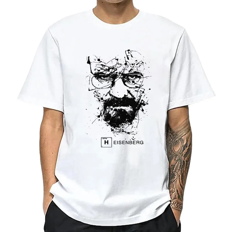 Men Fashion Casual Top Quality Blend Breaking Bad T Shirts Men Heisenberg Camisetas Hombre Men Cool Tee Shirt Tops