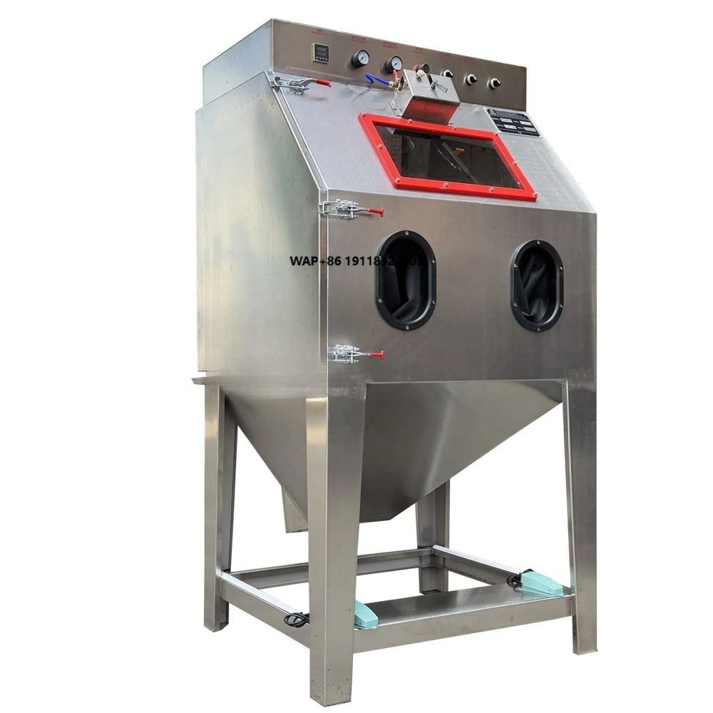 Cabina de Sandblasting Húmedo con Sistema de Calentamiento de Agua para una Mejor Eliminación de Aceite