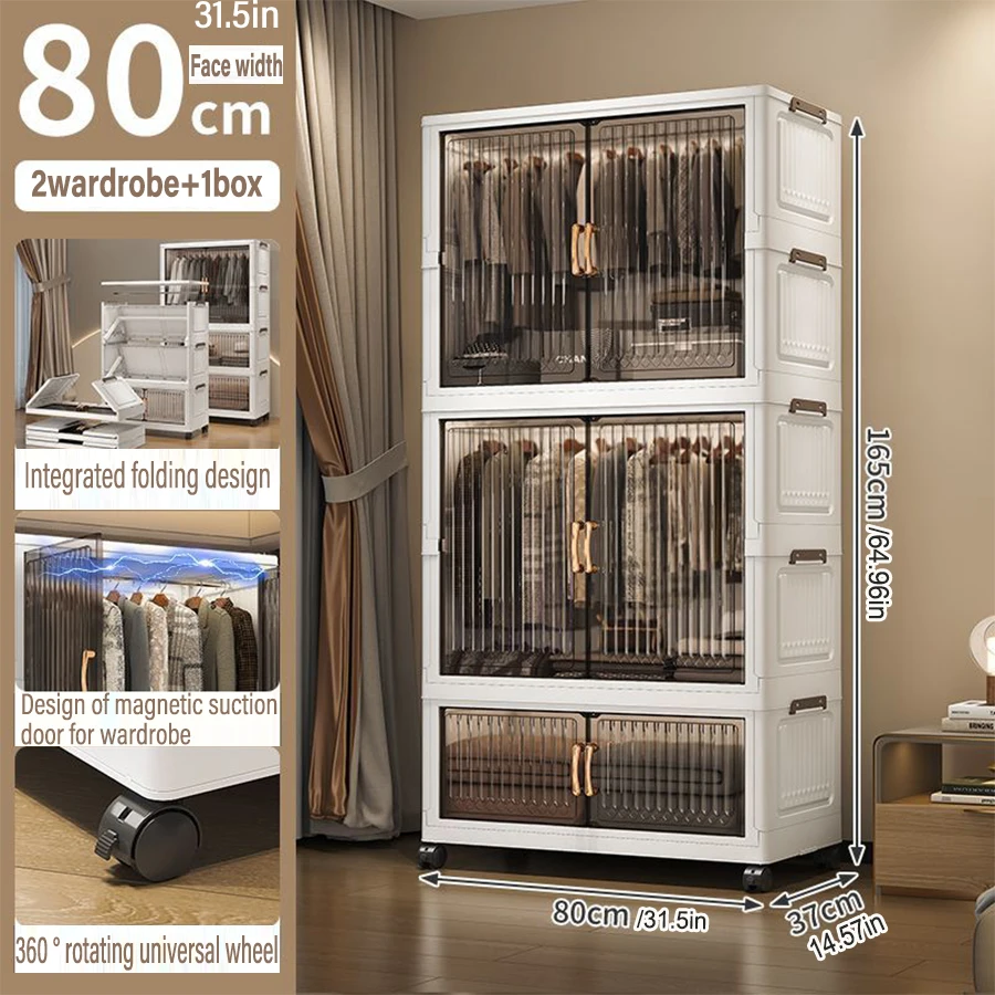 Opvouwbare opbergkast Wandmontage Opvouwbare organisator Kast Keuken Badkamer Slaapkamer Multifunctionele ruimtebesparing