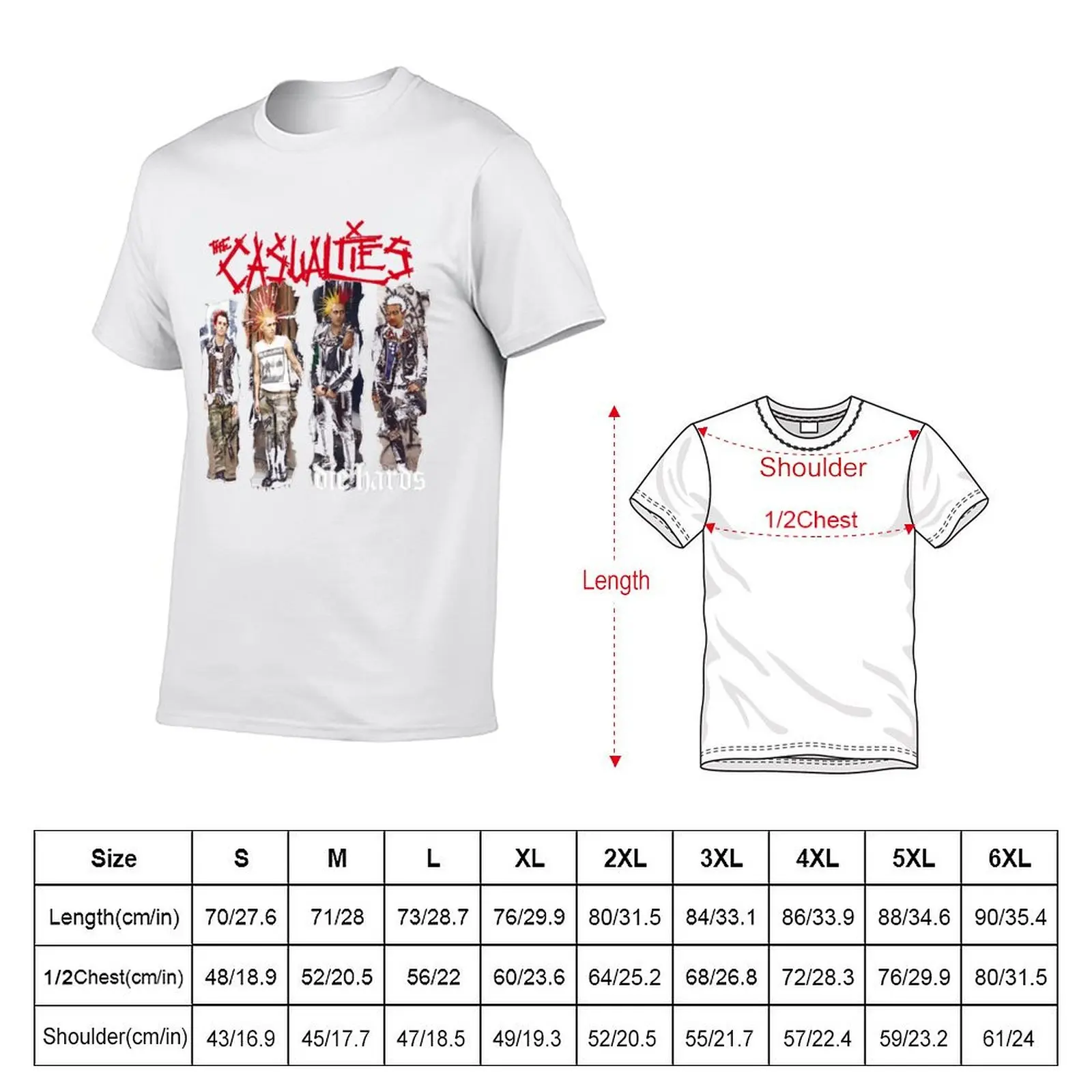 Casualties Hank T-Shirt Graphic Print Short Sleeve T-Shirt