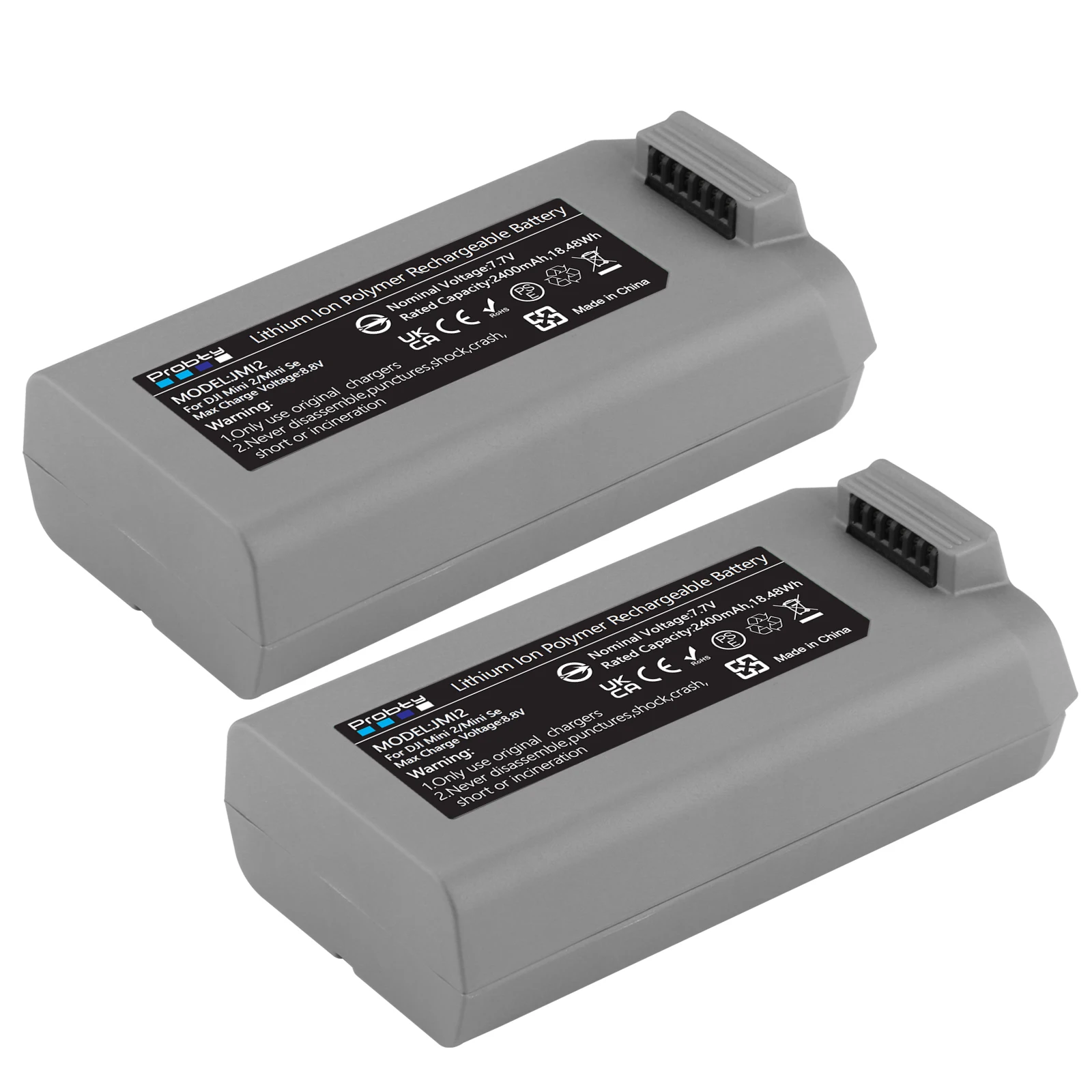 original probty 2400mAh For DJI Mini 2 Intelligent Flight Battery for Mini 2, Mini SE, Mini 4K, Mini 2 SE