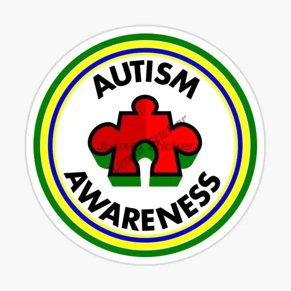 Autism Awareness Care Autism Color Jigsaw Creative Sticker for Decorate Car Table Motorcycle Helmet Bumper Decal Accessorie view 5