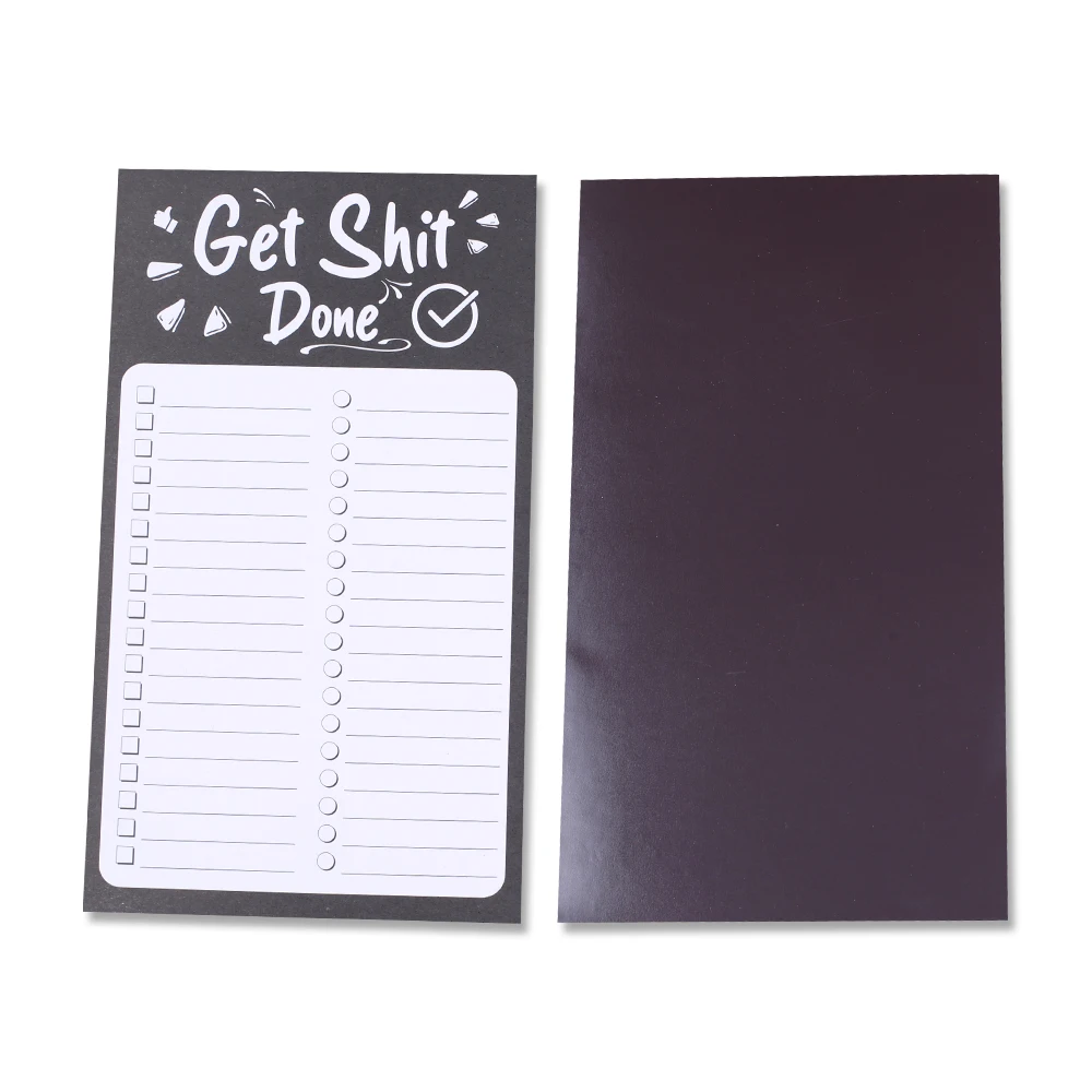 Magnetic Planners Fridge Notes Book Grocery Shopping List To Do Check Notepad Magnet Memo Pad Refrigerator Meal Notebooks Agenda