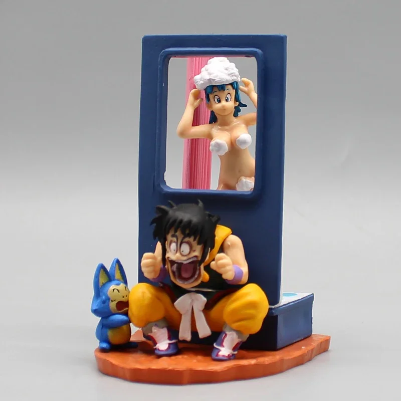 9cm Dragon Ball Z figurine Yamcha Anime Figurine Bulma Action Figures Pvc Statue Doll Collectible Models Toys Birthday Gifts