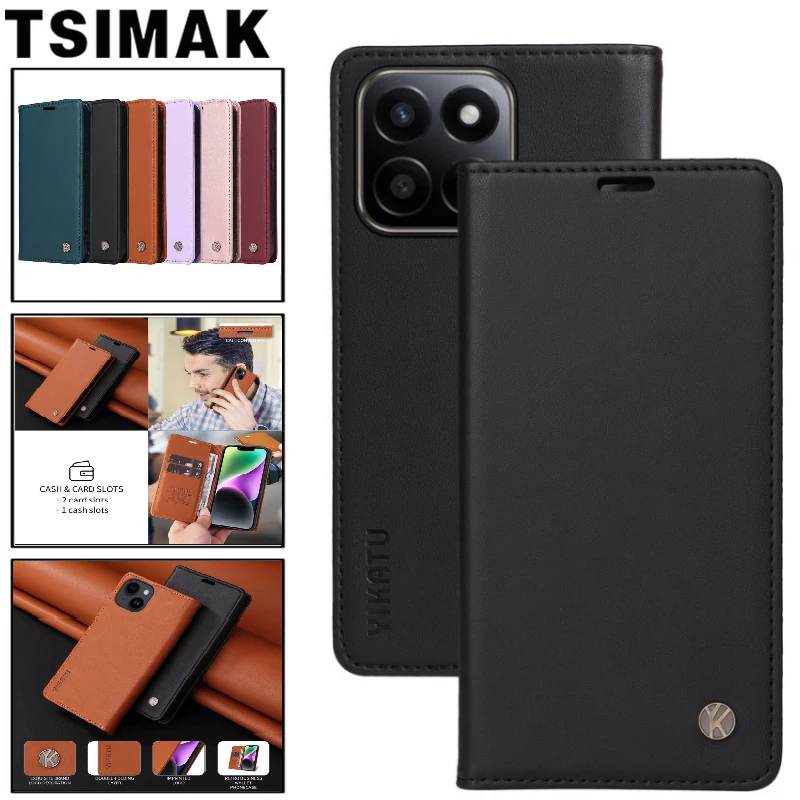 Fundas Für Honor X8A X8B X8C Fall Leder Abdeckung für Honor X8 C HonorX8C ABR-LX1 4G Starke Magnet Flip Brieftasche karte Schützen Coque