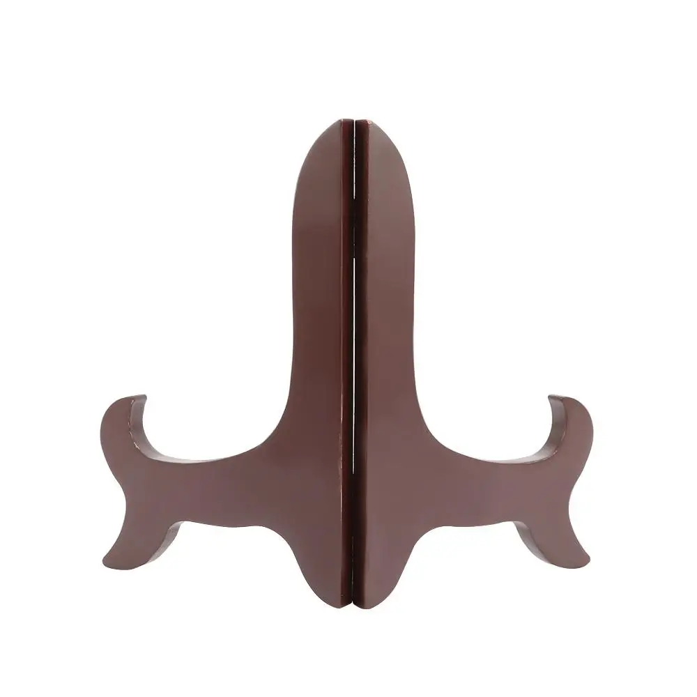 Multifunction Photo Home Decor High End Picture Decorating Base Display Stand Wooden Bracket Plate Holder Picture Frame Holder