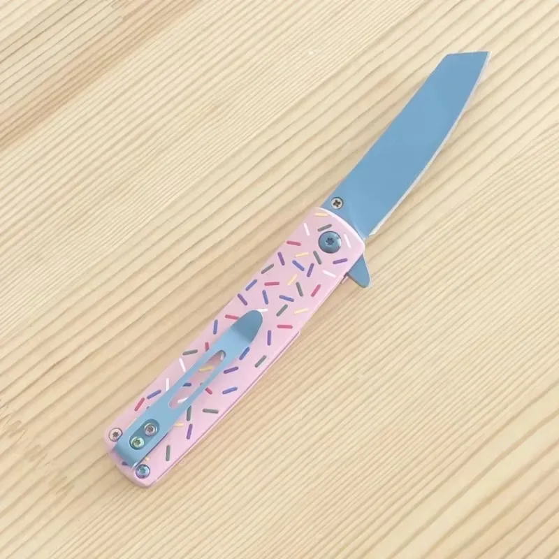 Keychain Knife Colorful Folding Portable Knife llavero portachiavi recon 1 navajas knives