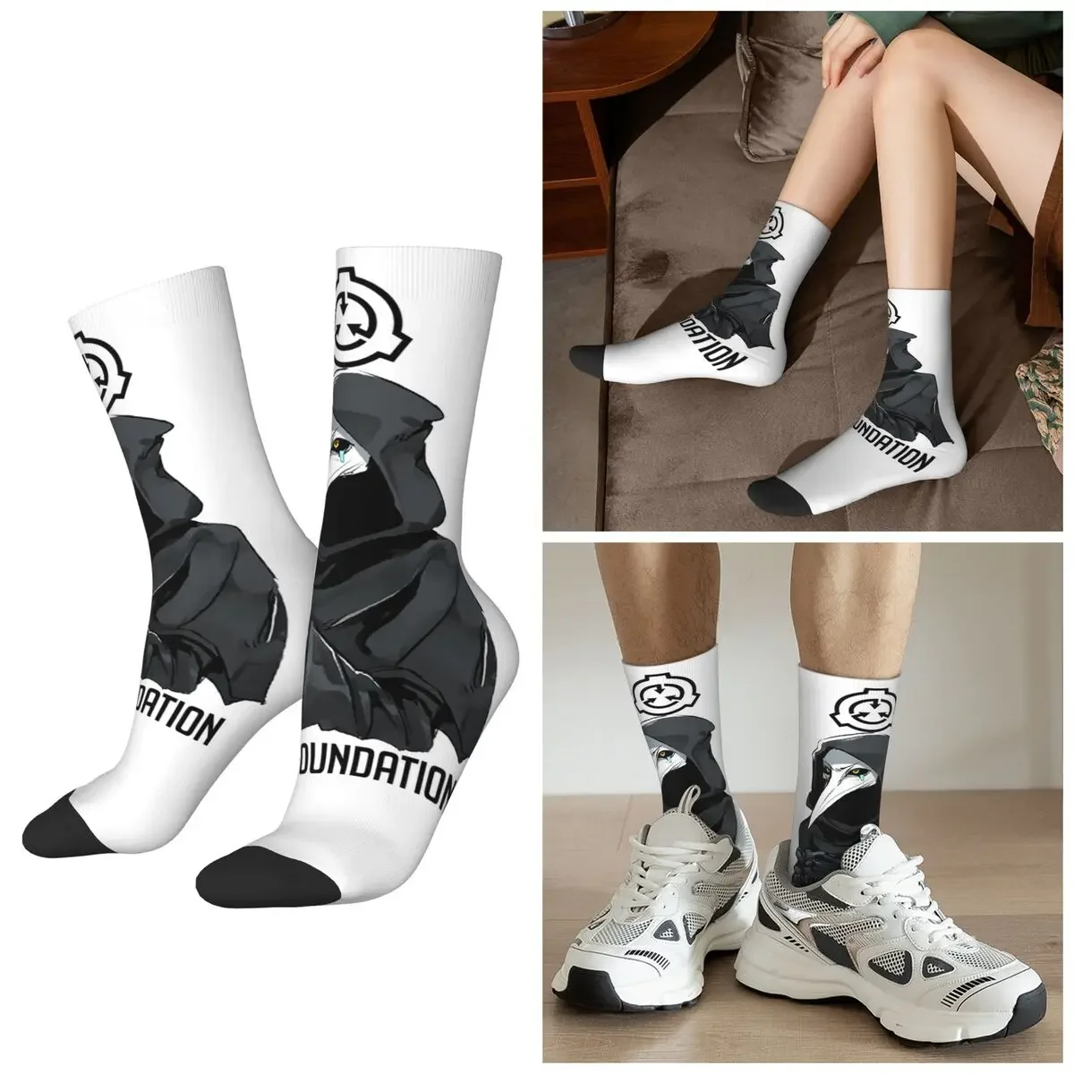 

Носки All Seasons SCP 049, носки в стиле Харадзюку, забавные носки для мужчин и женщин, подарки на День святого Валентина