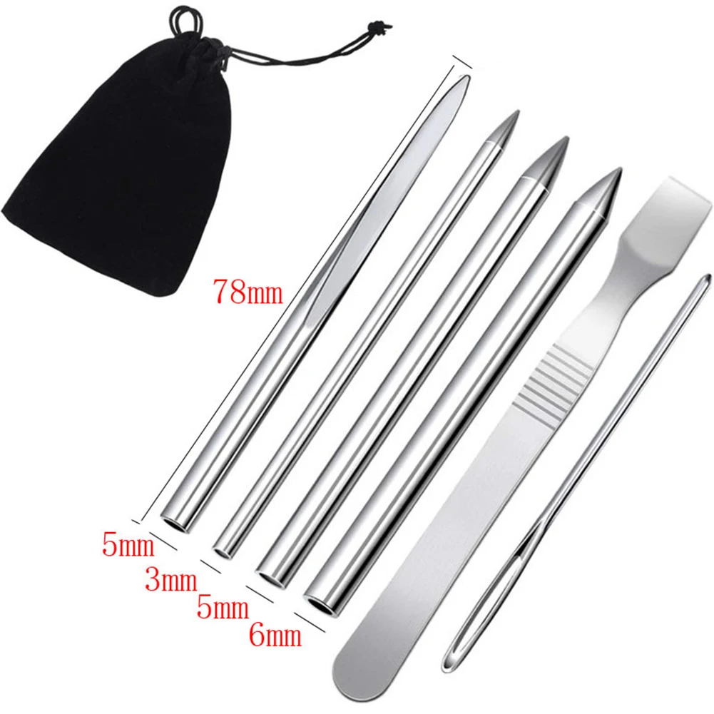 Para cord Needle Set for Weaving Stitching and Lacing Tasks in For DIY Craft Bracelets Ropework and Leather Projects