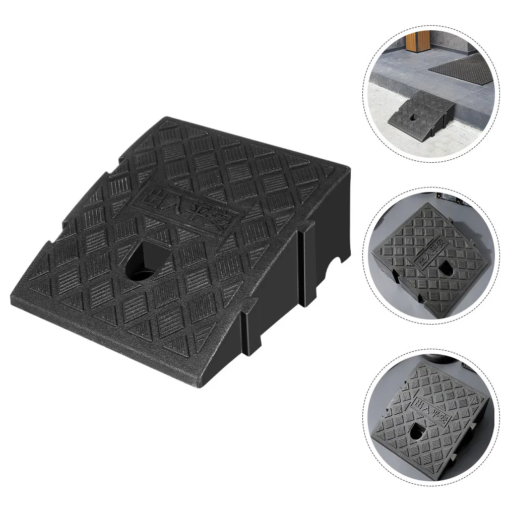 

2Pcs Heavy Duty Threshold Ramp Easy Carry Portable for Cars Bikes Wheelchairs Scooters Lawn Mowers Trailers Driveway Curb Ramps