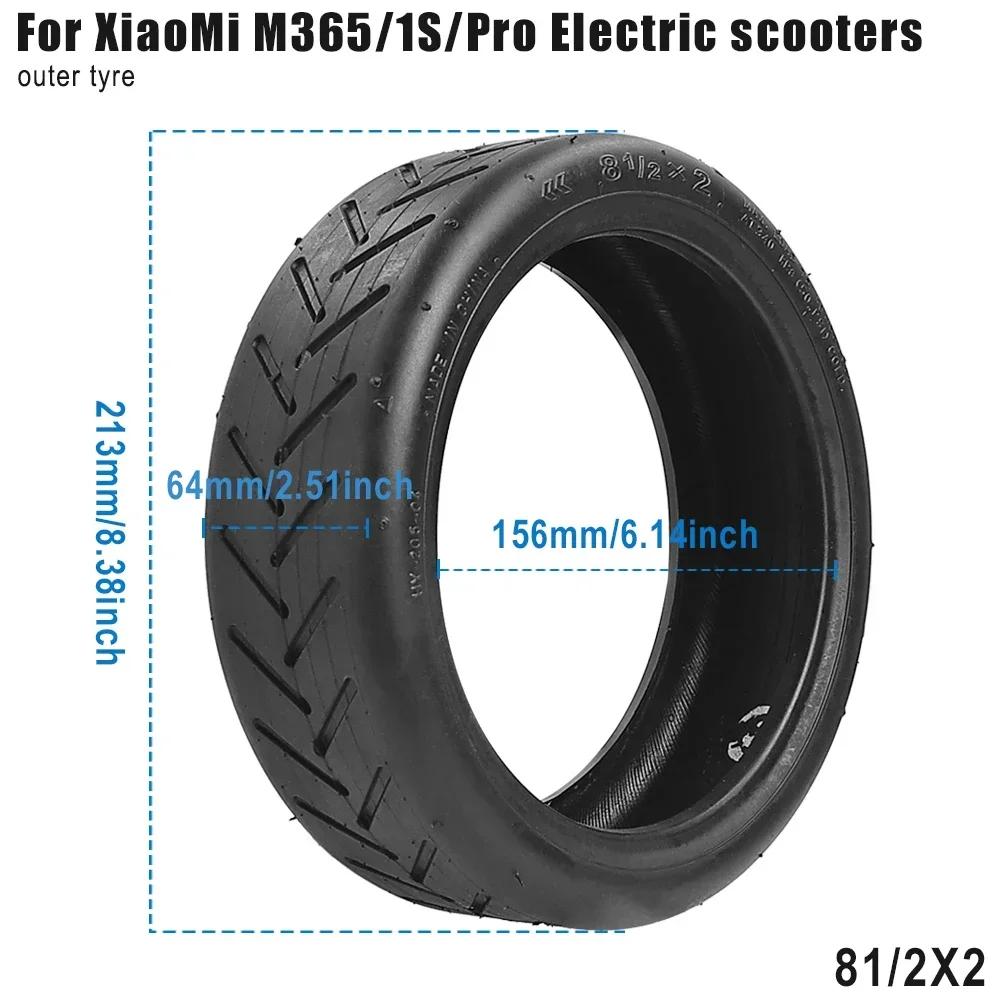 Verbesserte neue 8,5*2 Zoll verdicken Innenrohr für Xiaomi M365 Pro 1S Mi 3 Elektroroller dicke Rad Reifen Ersatzkamera – Detail 1
