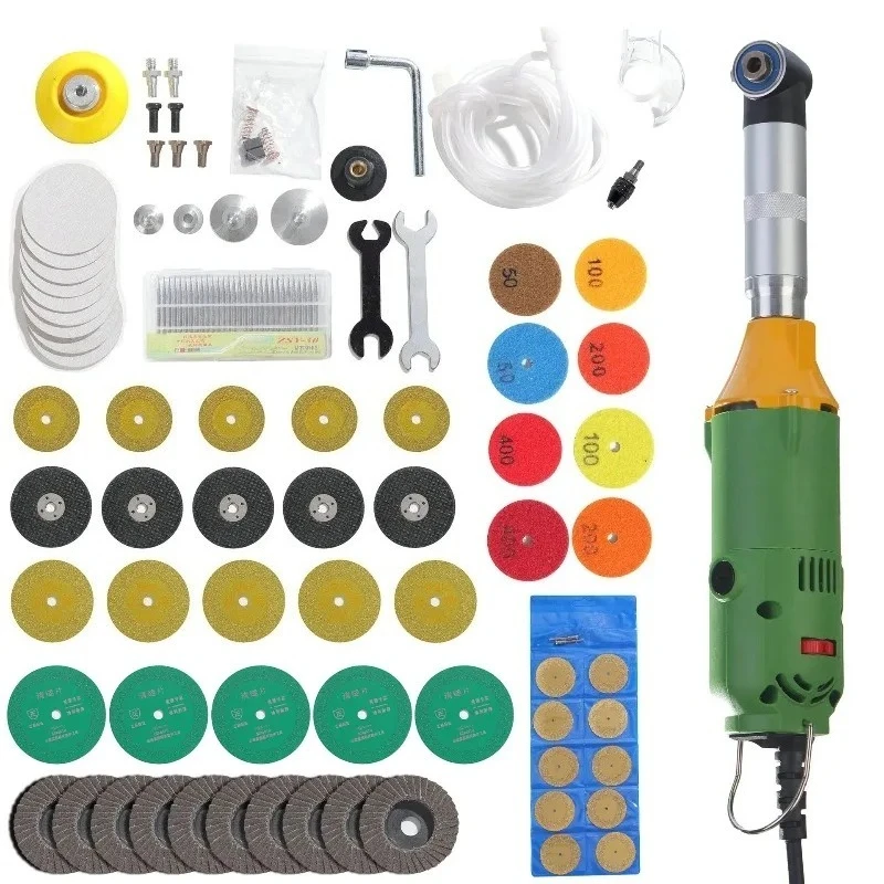 Variable Speed 90‑Degree Elbow Die Grinder Tile Grout Remover Ceramic Polishing Sander Home Improvement Beauty Seam Power