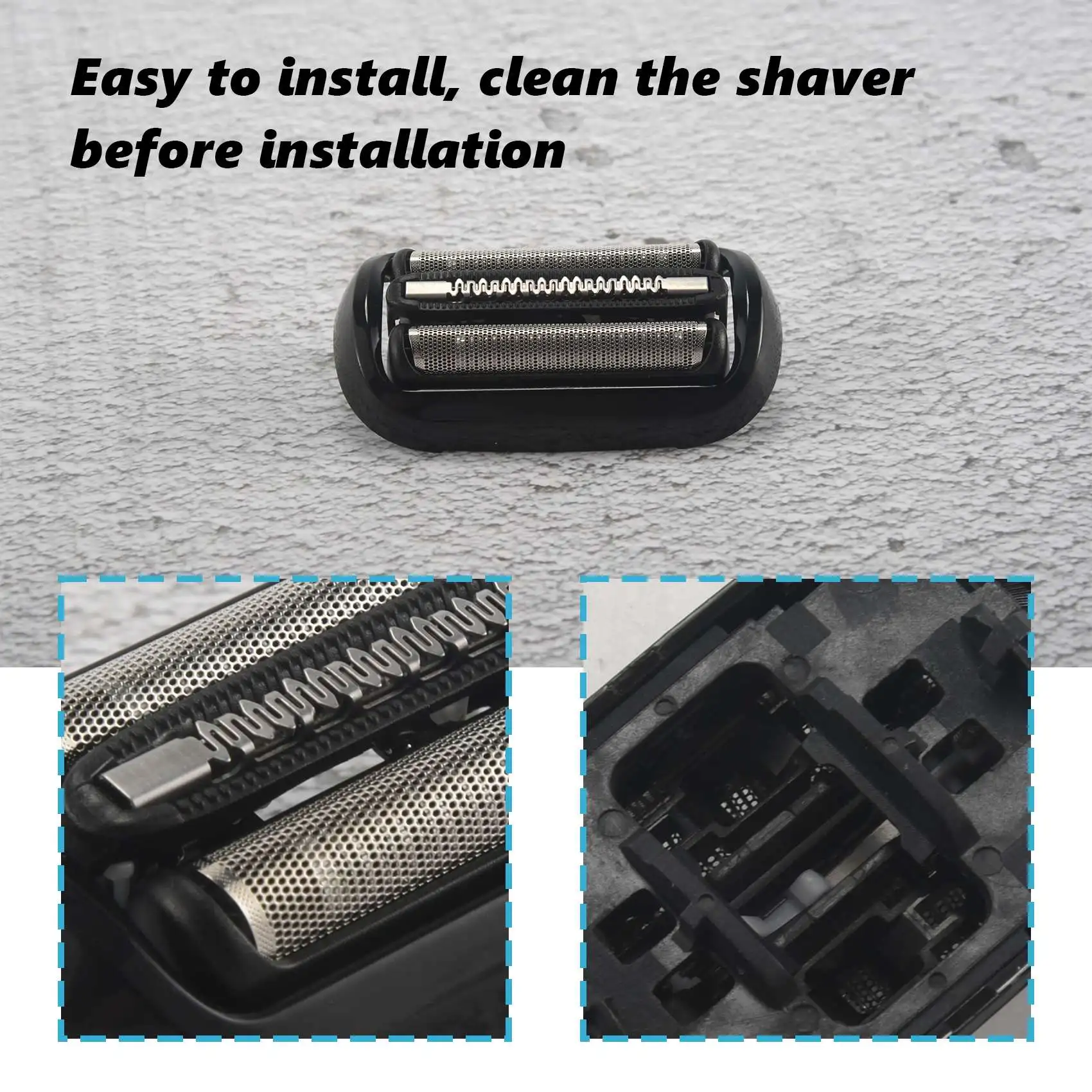 

A65Z сменная головка электробритвы для Braun 53B серии 5-6 50-R1000S 50-B1300S 50-R1320S 50-R1300S 50-M4000cs лезвие бритвы