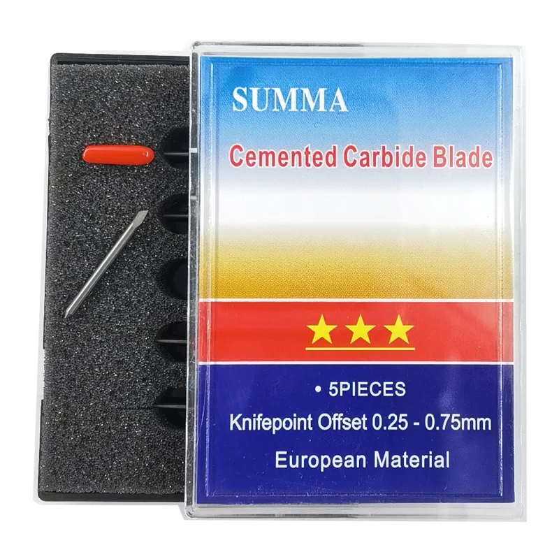 Imagem -06 - Conjunto de Lâminas de Tungstênio para Cortar Plotter Pcs Lâmina para Cortar Plotter Cortador de Vinil Modelo Summa d t 30 45 60 Graus