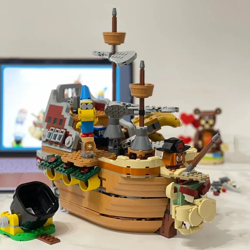 

Creative 1152PCS Airship Building Blocks Boat Model Marine Adventure Game Pirate Ship Assemble Bricks Toy Gift For Kid Boy Adult