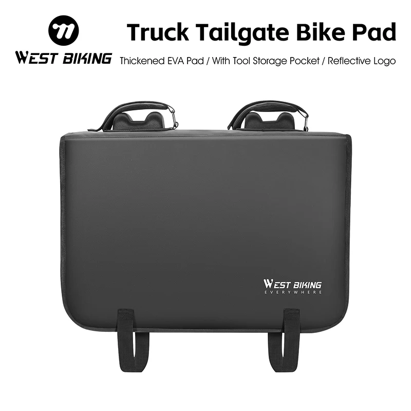 WEST BIKING Pickup Truck Tailgate Cover Bicycle Rack Transport Protection Pad Anti-scratch Fixed Rack MTB Road Bike Accessories