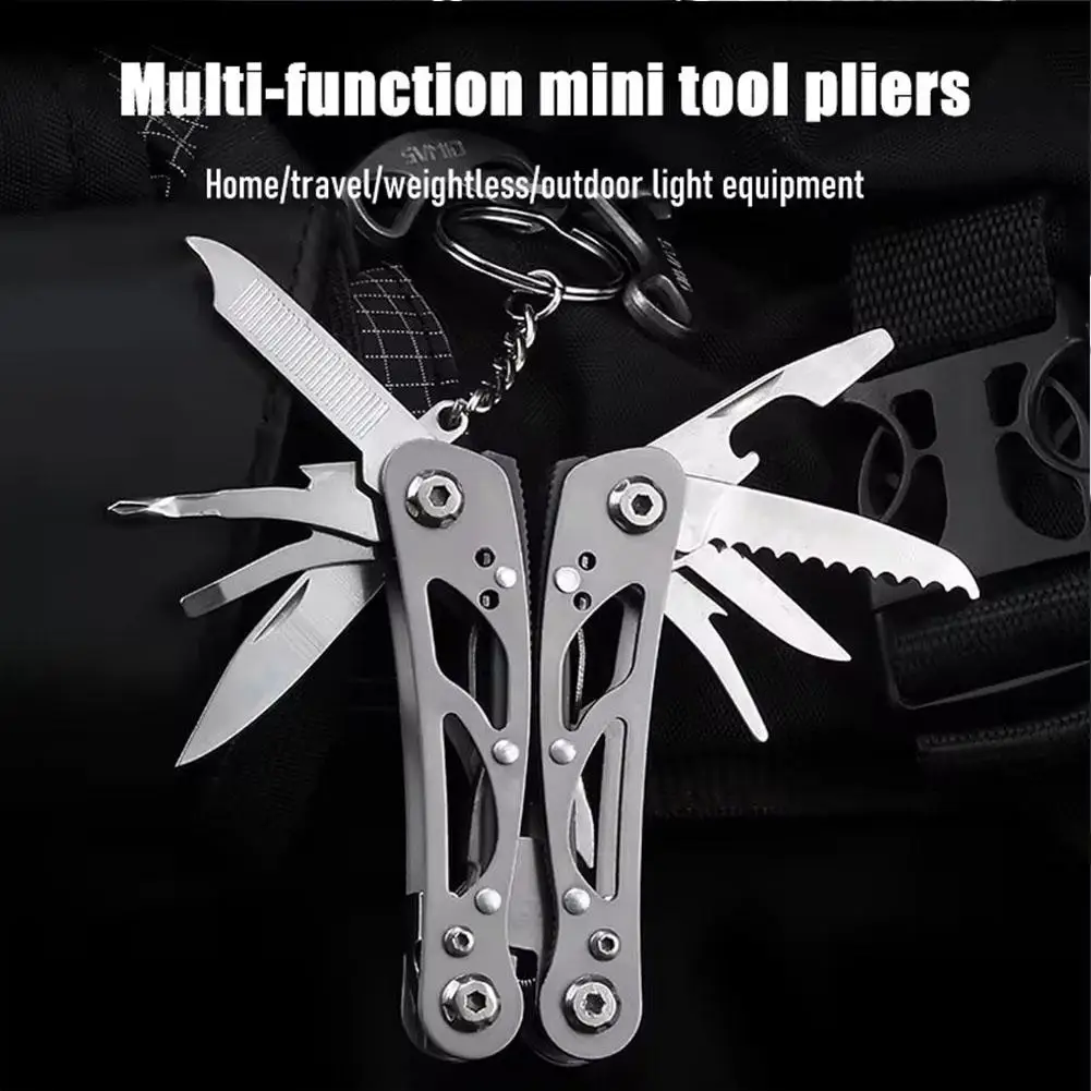 Multi-tool Pocket Knife Pliers Folding Mini Portable Fold Outdoor Tactical Hunting Survival Rescue Multipurpose Repair Tool