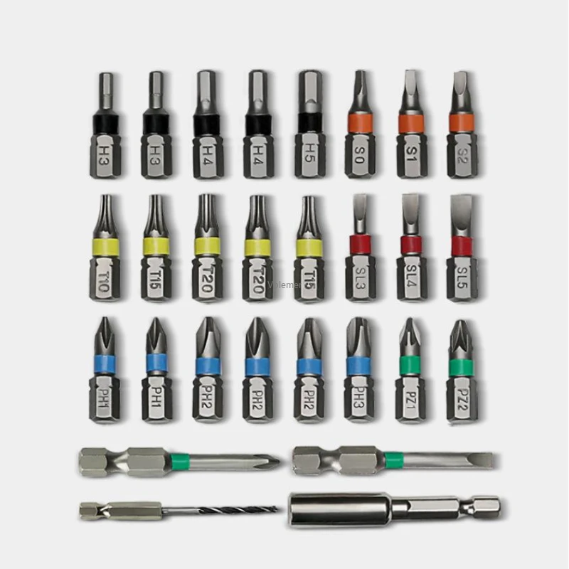 Youpin Worx-Mini destornillador eléctrico WX240.1, 4V, juego de destornilladores inalámbricos inteligentes, mango recargable por USB con juego de 28 bits, Dri