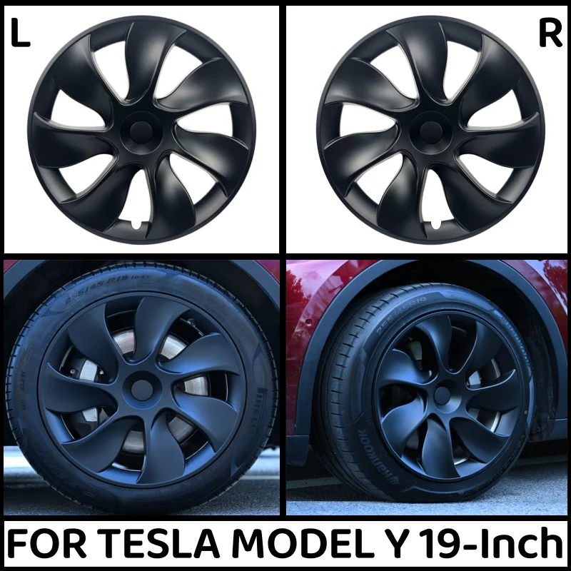 

4PCS for Tesla Model Y 19 Inch Hubcap Car Replacement Performance Automobile Wheel Cover Full Rim Caps Accessories 2018-2024