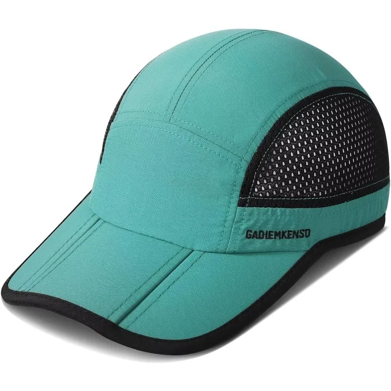 

GADIEMKENSD Folding Running Man Hat Visors Summer Quick-Drying Mensport Portable Snapback Cap Outdoor Hiking Waterproof Hat