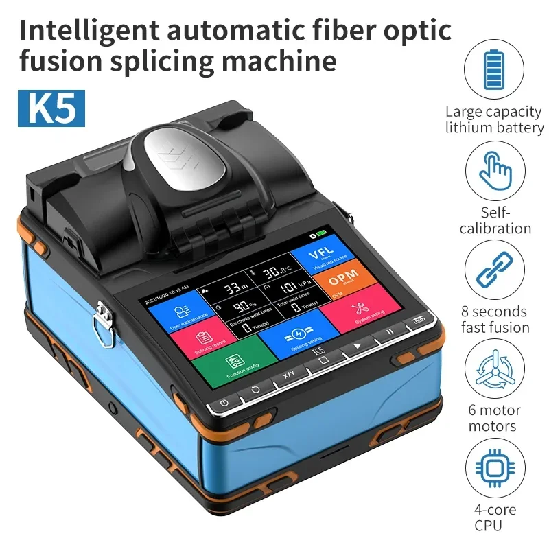 OEM support Optical Cable Splicing Machine vfl opm fiber cleaver ftth fiber optic tool kit Optical Fiber Fusion Splicer