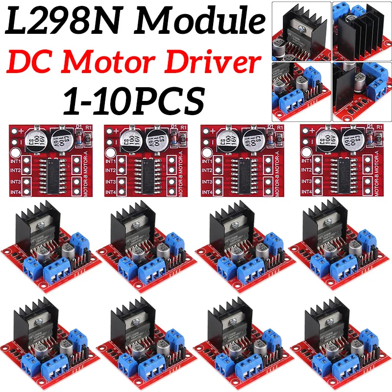 L298N Motor Driver Controller Board L298 Module For Arduino Dual H Bridge DC Stepper Motor Smart Car Robot