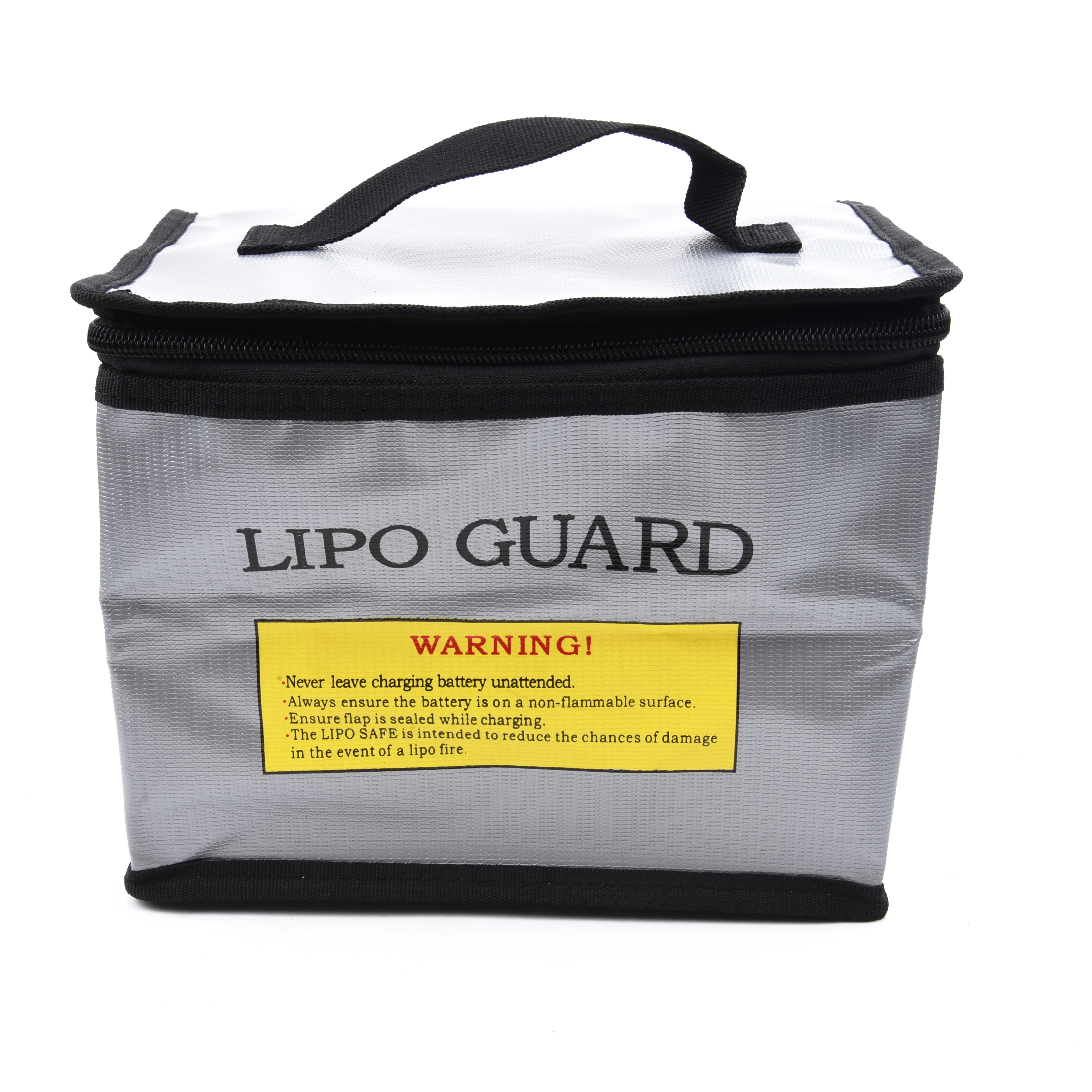 Lipo Battery Safety Bag Portable Explosion-proof Fireproof Storage Bag With Safe Guard 215x145x165mm For RC Drone Batteries