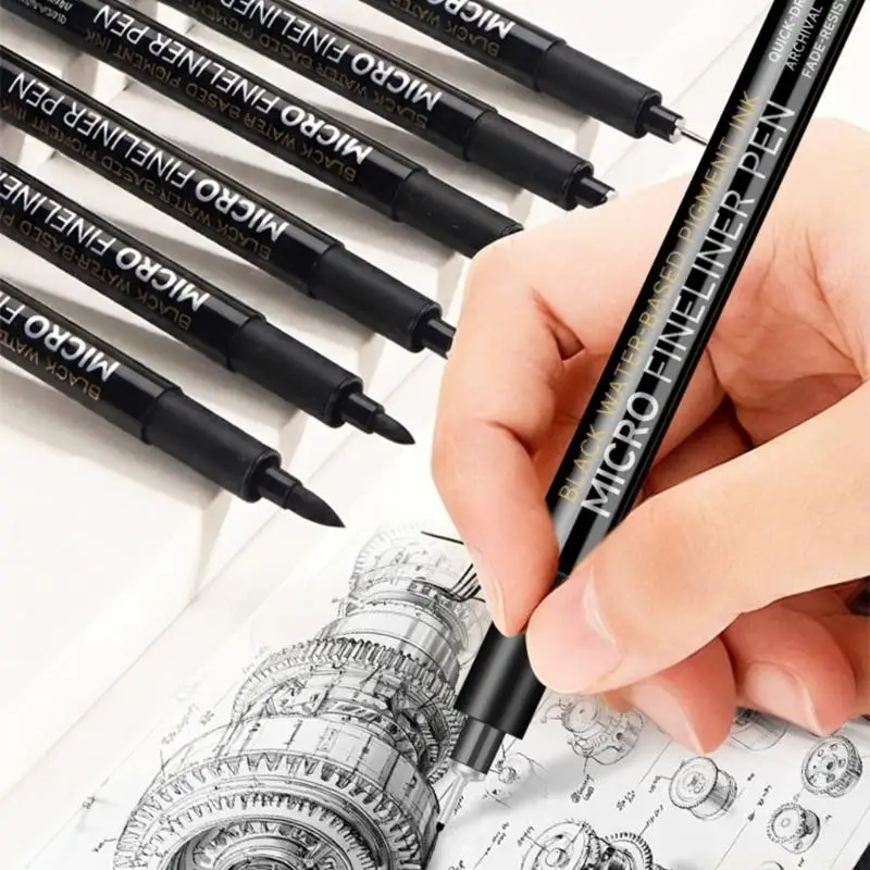 Professional Art Marker with Needle Tip Waterproof Fine Liner Pen for Drawing