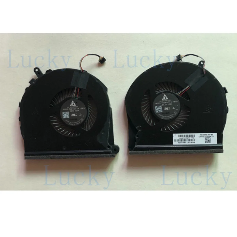f   For HP OMEN 5 Plus 17-CD TPN-C142 Cooling Fan Heatsink L57166-001/ M10050-001