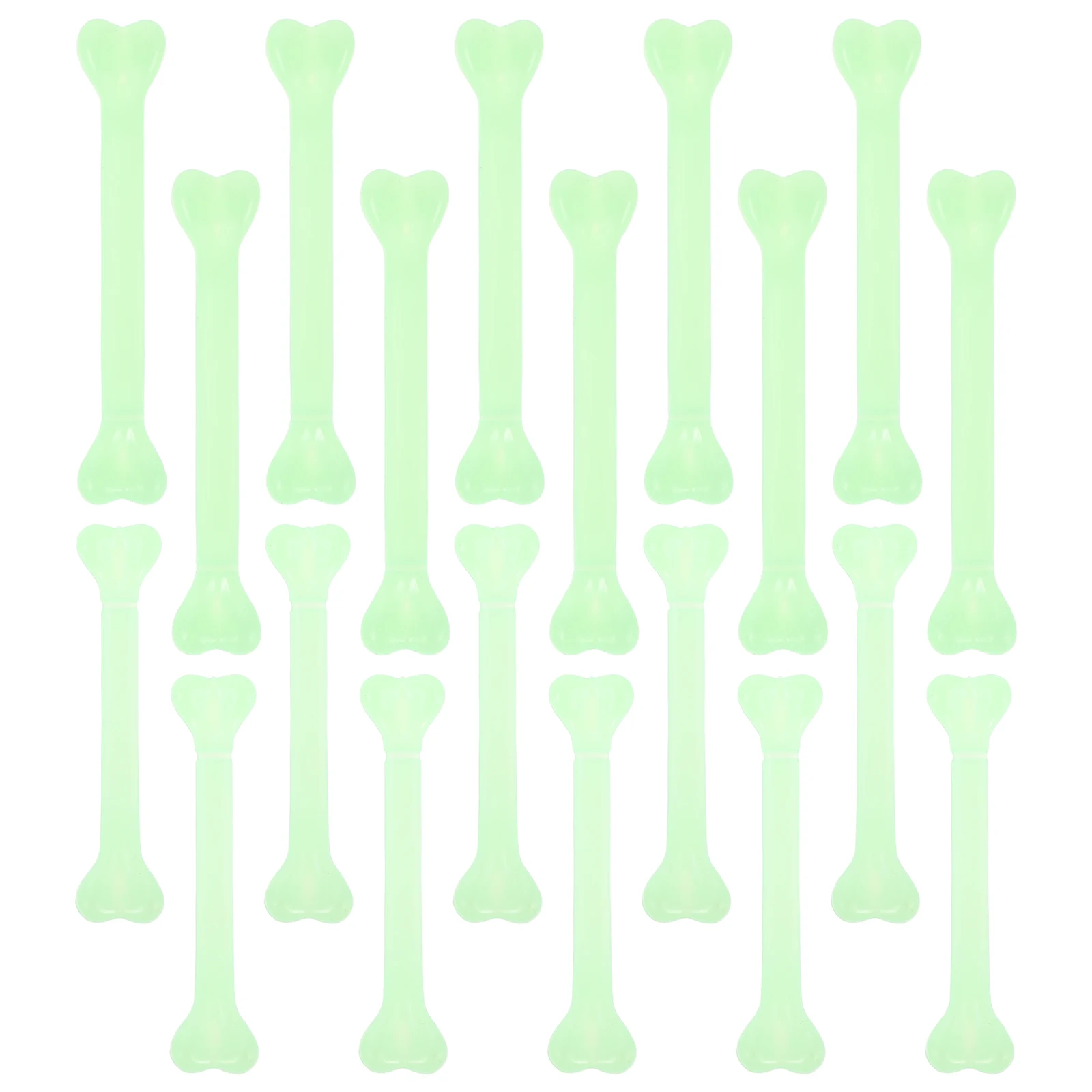 

30 Pcs Simulated Bone Props Fake Small Adornment Decor Accessories Mini Halloween Figurines Plastic Human Bones