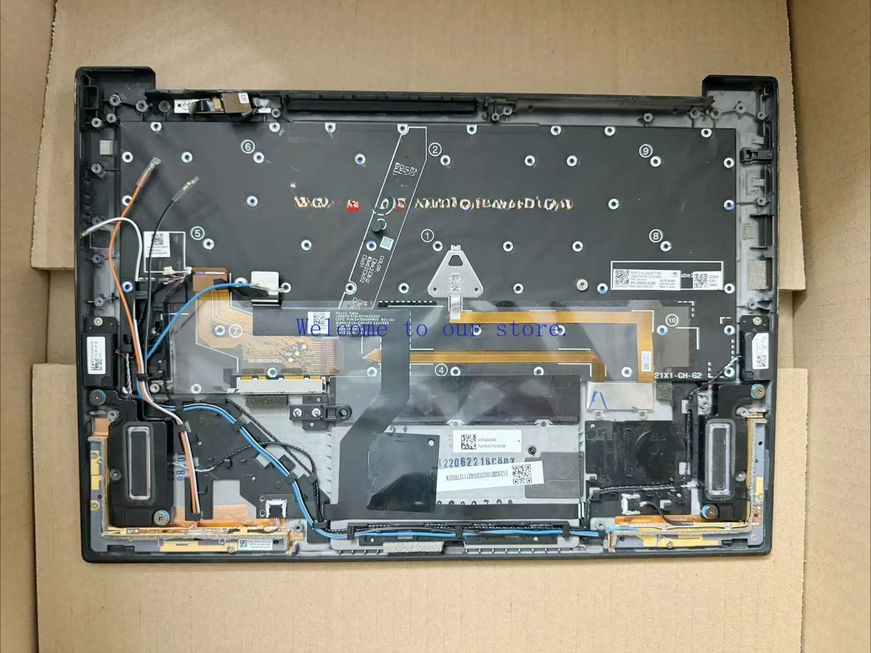 

Для Lenovo/ThinkPad X1 Carbon 9-го поколения 2021 X1 10-го поколения 2022 C корпус клавиатуры динамик