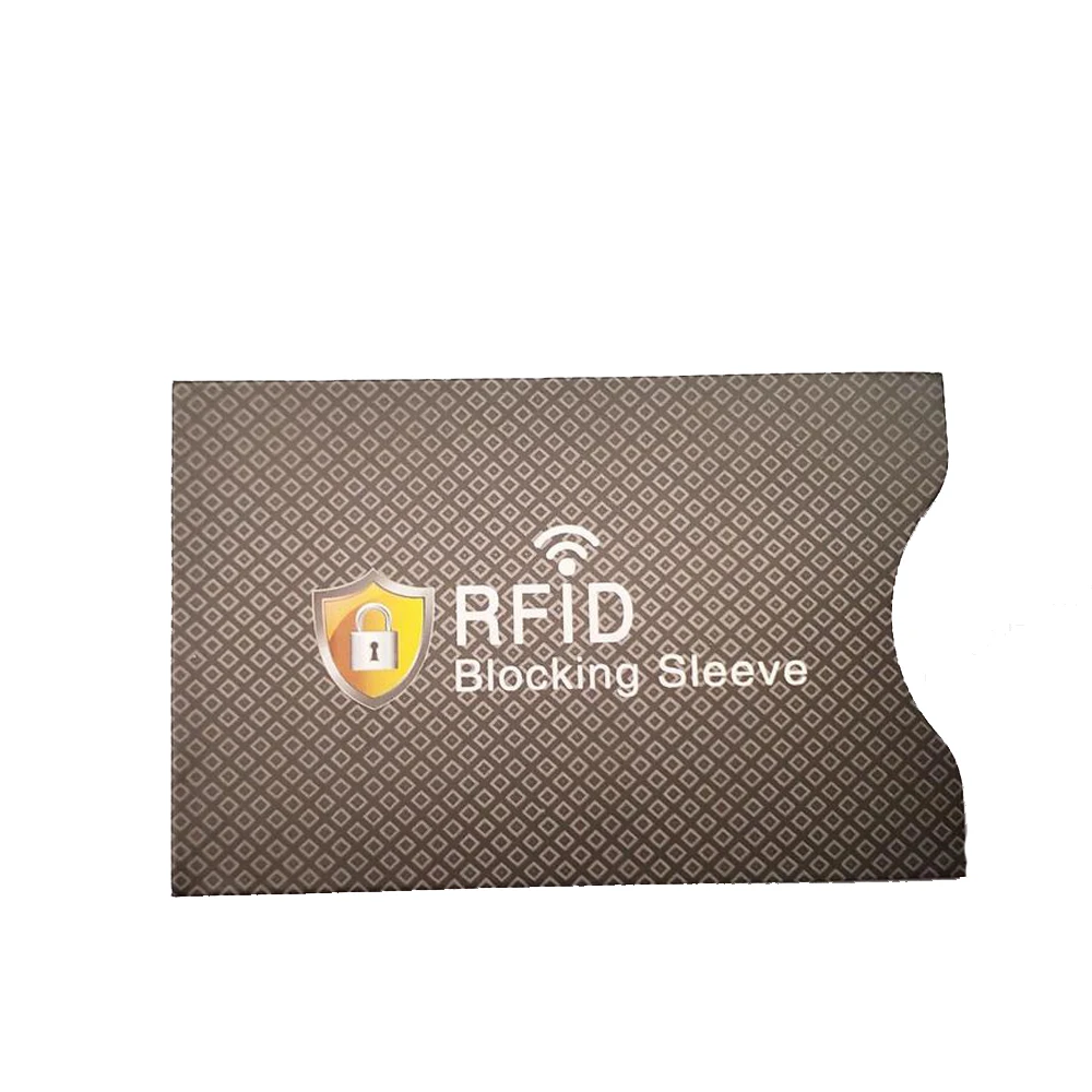 20Pcs/Lot Anti Theft RFID Credit Card Protector Blocking Cardholder Sleeve Skin Case Covers Protection Card Case Blocking Sleeve
